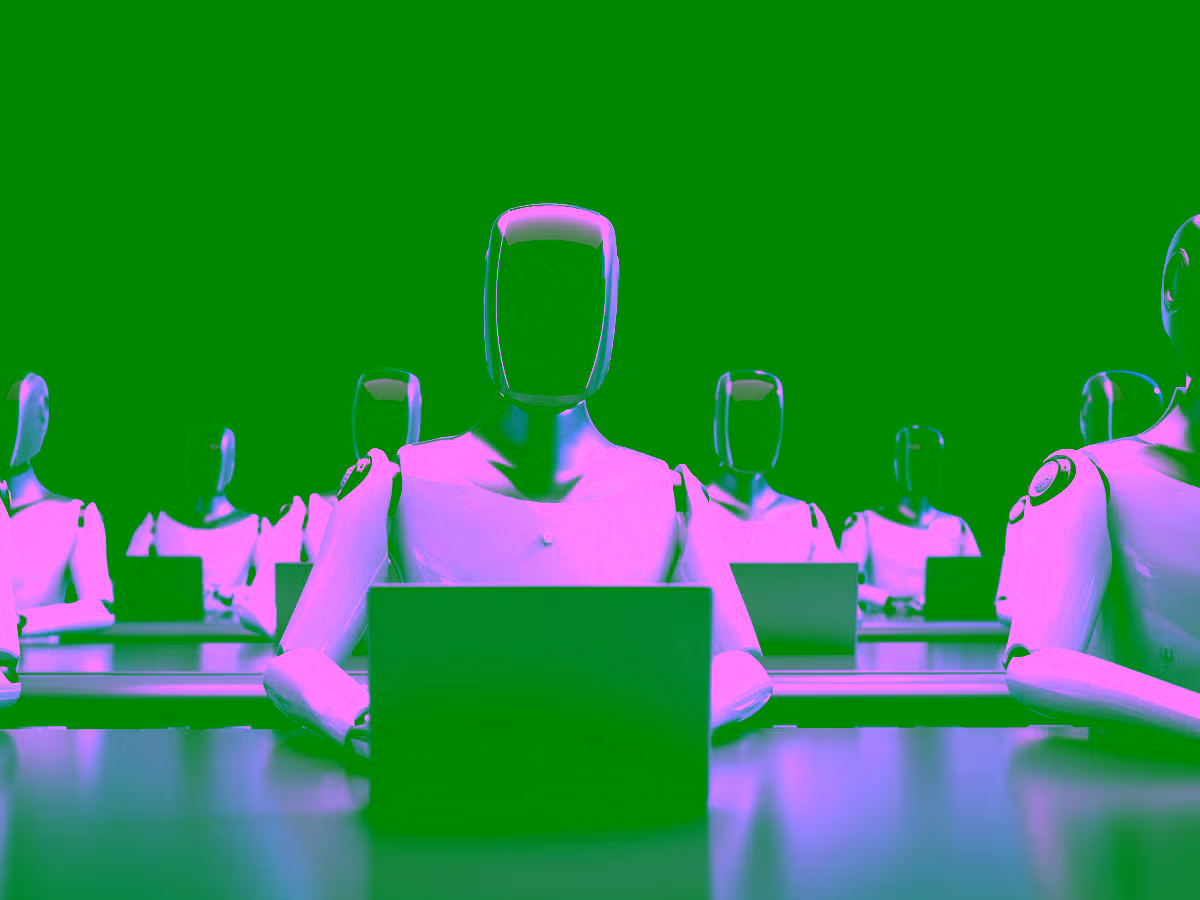 AI-assisted business automation visual